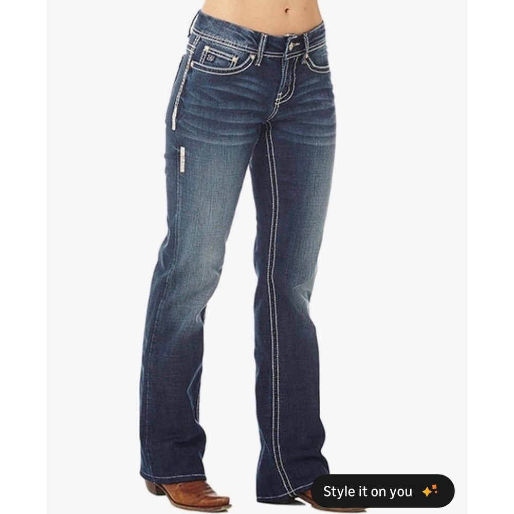 Womens‎ Cowgirl Up Jeans Western Wear SZ 32